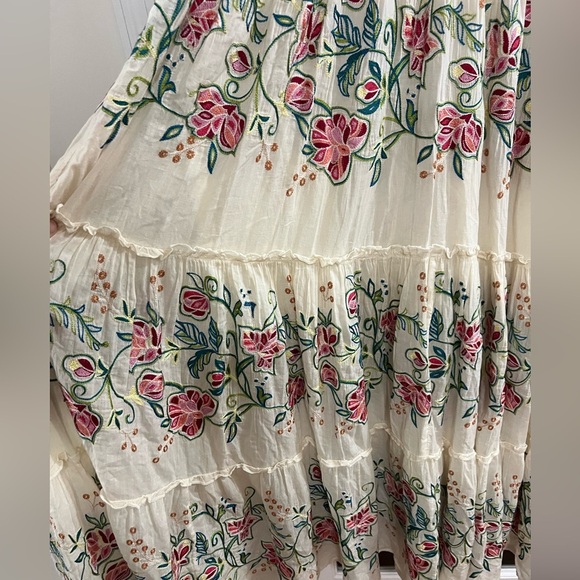 Sundance Marjorie Embroidered Midi Dress - size S - Picture 4 of 10